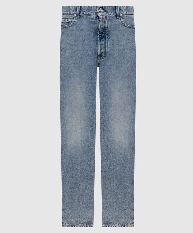 Brunello Cucinelli Голубые джинсы с эффектом потертости M241PO2090