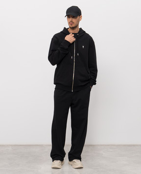 Ami Paris Черная спортивная куртка Ami de Coeur HSW765730