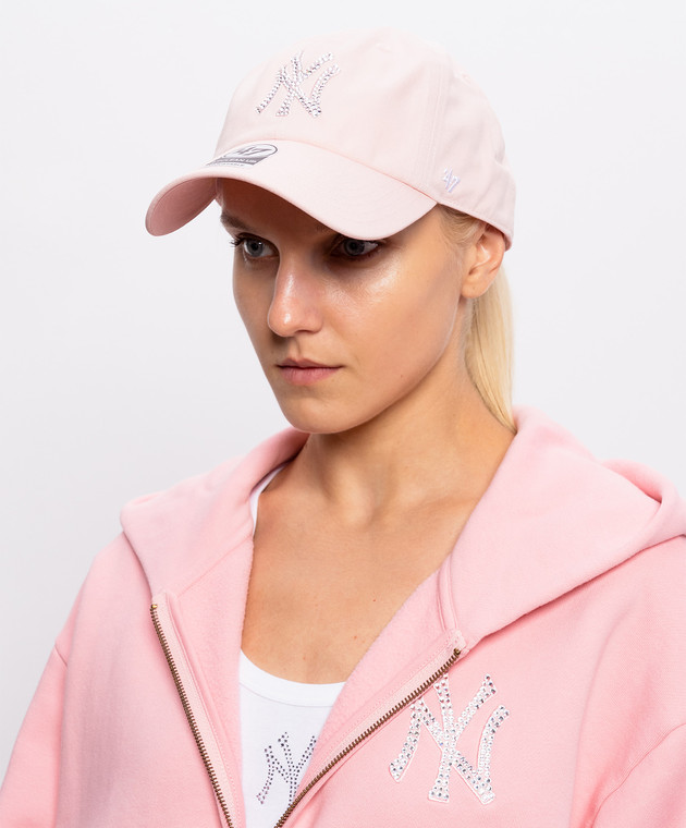 Sporty & Rich Рожева кепка Yankees AC060718635PL151 зображення 2