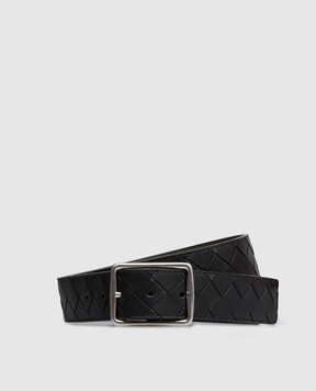 Bottega Veneta Двосторонні й шкіряний ремінь 855888VCPQ1