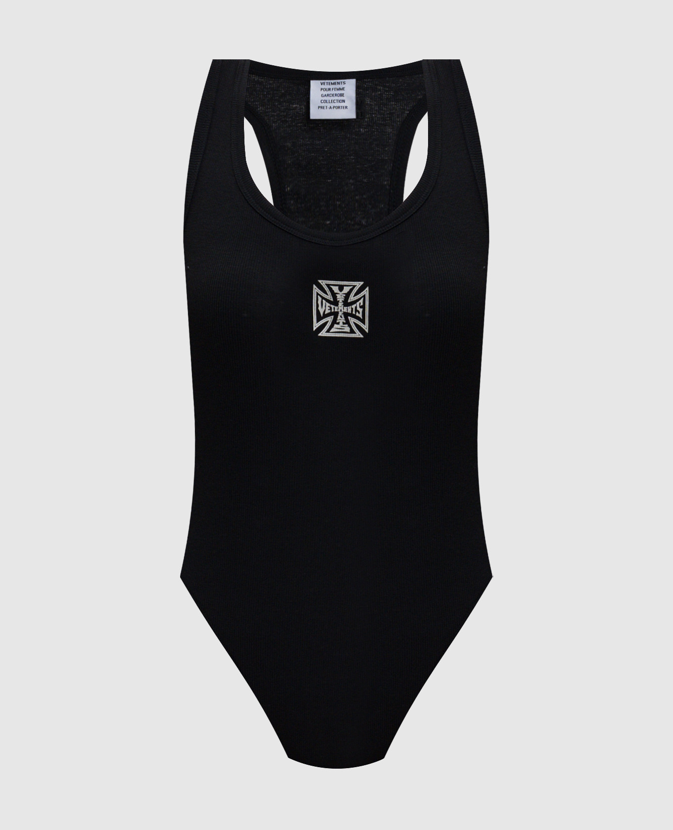 

Черный боди с логотипом, Боди