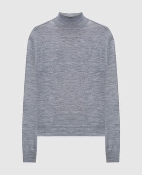 Peserico Сірий меланжевий гольф з вовни S99425F1809770