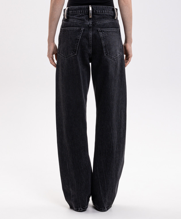 Alexander Wang Сірі джинси з кристалами 4DC4264909 зображення 4