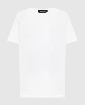 Fabiana Filippi Біла футболка з ланцюжком моніль JED266F133L796