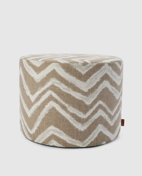 Missoni Home Бежевий пуф Graffiti 1E4LV00029