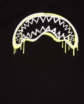 Sprayground Дитяча чорна футболка Graffiti Bear SPY1443BLK