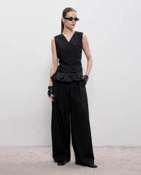 Juun.j Черные брюки из шерсти JW6321W015