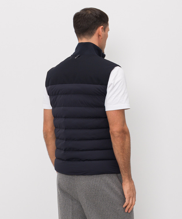 Mackage Синий пуховый жилет BRODY-Z BRODYZ изображение 4