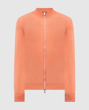 Brunello Cucinelli Оранжевый кардиган M2900106