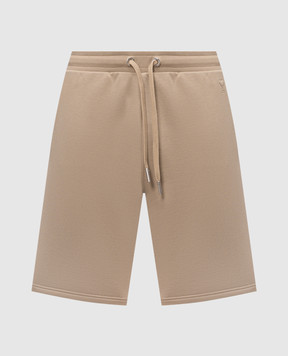 Ami Paris Шорти кольору хакі з емблемою HSO803747