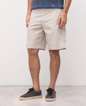 Brunello Cucinelli Бежевые шорты M289LU0010