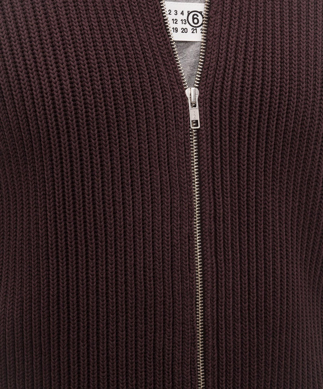 Maison Margiela MM6 Коричневий кардиган SH0AM0021M13039 зображення 5