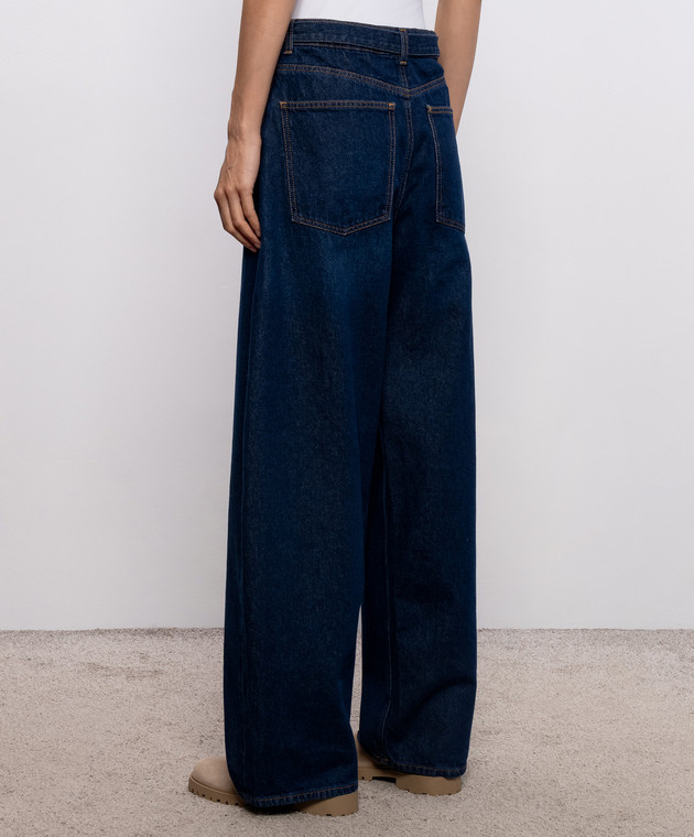 Twinset Синие джинсы с поясом 262TP2540 изображение 4
