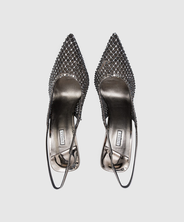 Le Silla Сірі слінгбеки Gilda з кристалами 2299U090G3PPSTE зображення 4