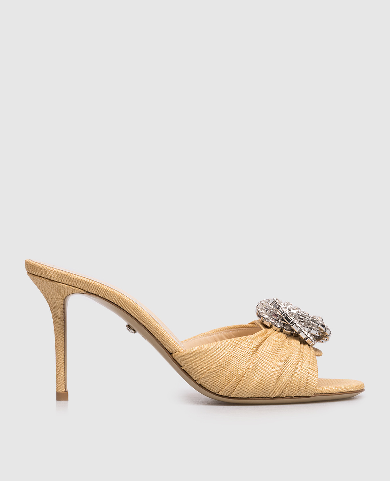 

Бежевые мюли Galaxy с кристаллами, Бежевый, Мюли