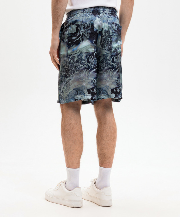 Off-White Сині шорти Land&Sky 44XCB092S26F004 зображення 4