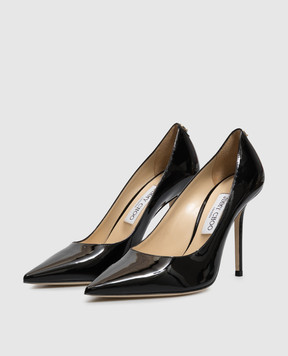 Jimmy Choo Чорні шкіряні лаковані туфлі Love LOVE100PWJ