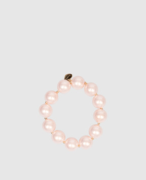 Dolman Bijoux Рожевий еластичний браслет з логотипом 33785