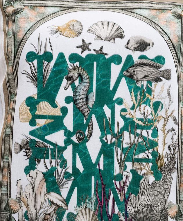 Max Mara Белая футболка SPADINO MXMSPADINO изображение 5