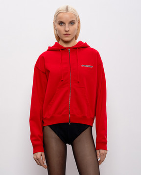 Vetements Червона спортивна куртка з принтом WE76ZU544R