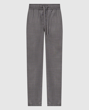 Dolce&Gabbana Серые брюки из шерсти GV4LHTFM2HM