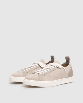 Doucal's Сірі комбіновані кеди з логотипом DU3381SPENPZ830