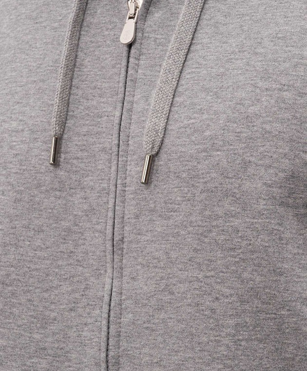 Brunello Cucinelli Спортивна куртка сірого кольору MM8319069G зображення 5