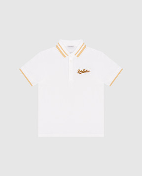 Dolce&Gabbana Дитяче біле поло L4JT8VG7PWS46