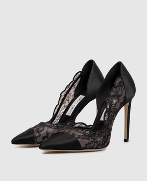 Jimmy Choo Чорні туфлі Brigitte з мереживом BRIGITTE100WAN