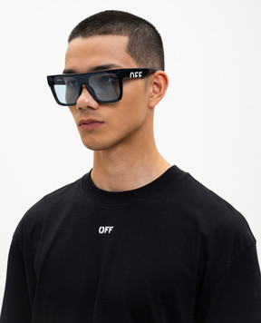 Off-White Черные очки Columbus OW10011040146
