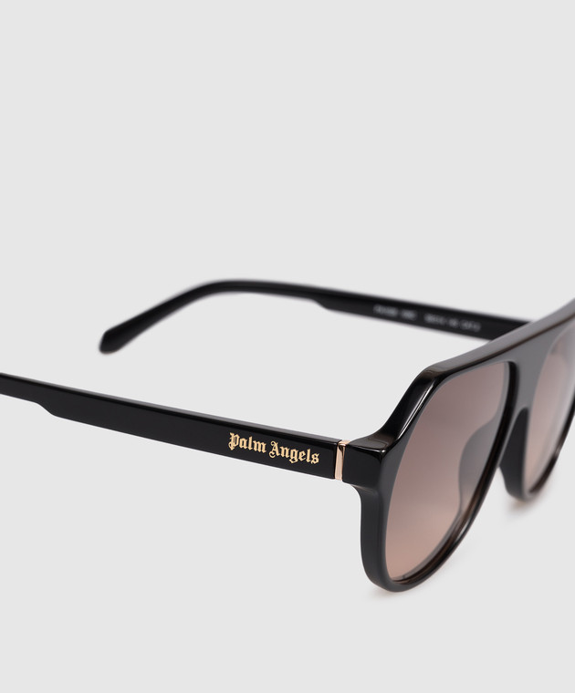 Palm Angels Чорні сонцезахисні окуляри Kelso PA1026106C59 зображення 4