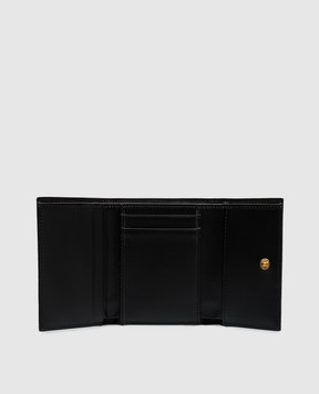 Dolce&Gabbana Черный кожаный портмоне с пластиной логотипа BI0770A8B08