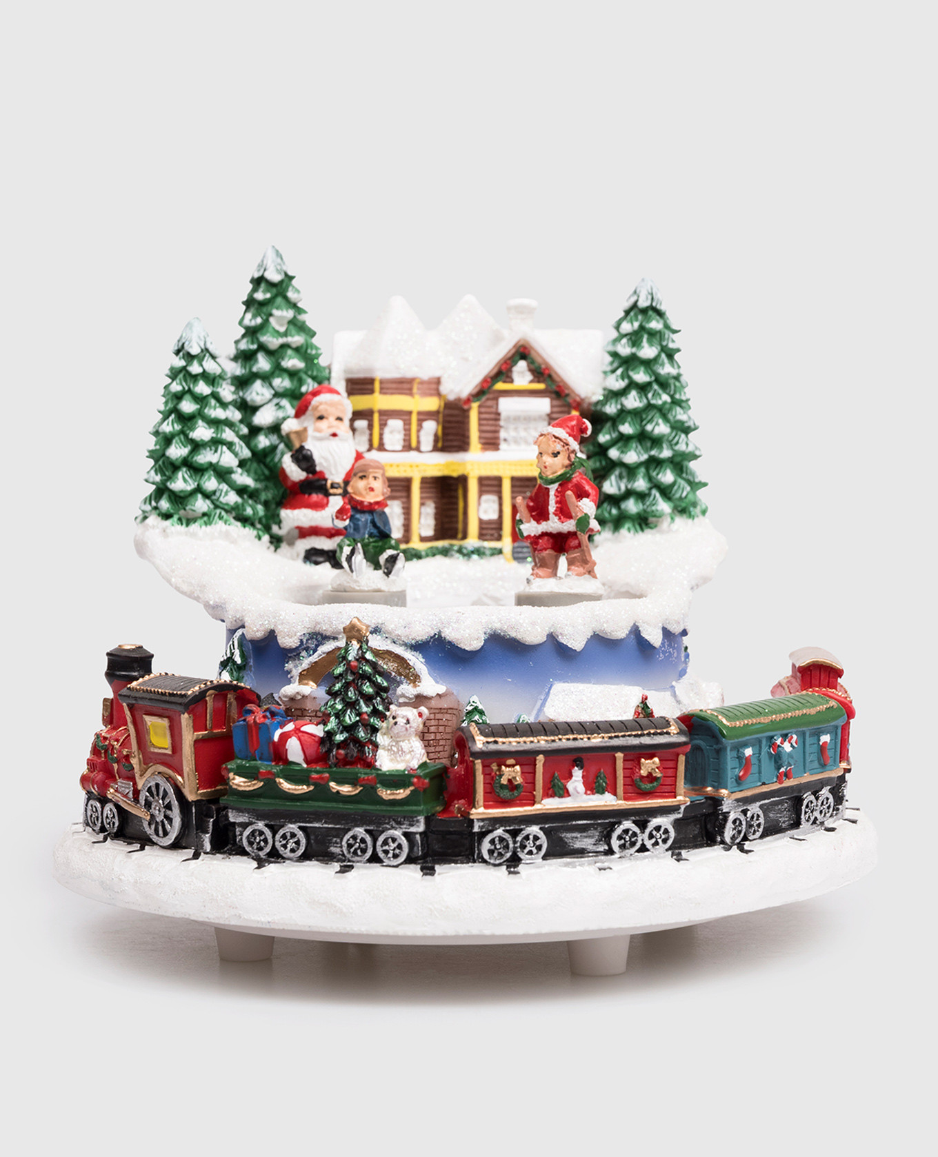 

Рождественская музыкальная шкатулка, Белый, Декор