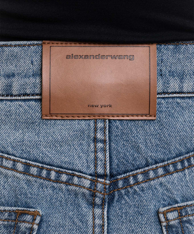 Alexander Wang Блакитна джинсова спідниця міні 4DC4265906 зображення 5