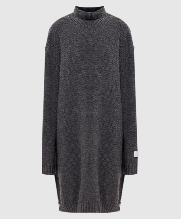 Maison Margiela MM6 Сіра сукня з вовною альпаки S52DG0046M13289