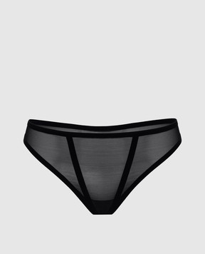 Wolford Чорні трусики-тонг 4W2313