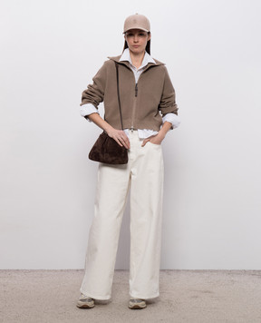 Brunello Cucinelli Коричневий кардиган M19264106P