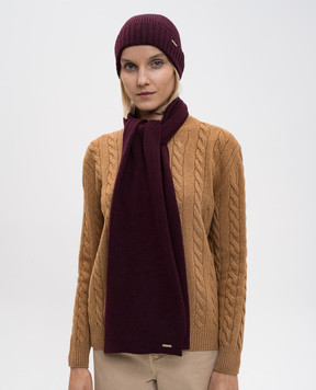 Woolrich Набор из бордовой шапки и шарфа с шерстью CFWWAC2029FRUF0659