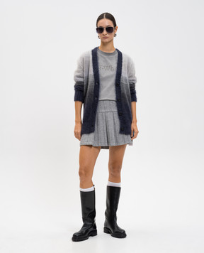 Off-White Сіра футболка з логотипом 2AA13FF25JER001