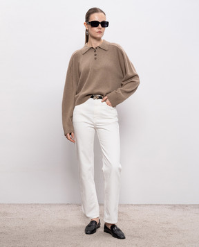 Loulou de Saison Білі джинси JUDE JUDELDS