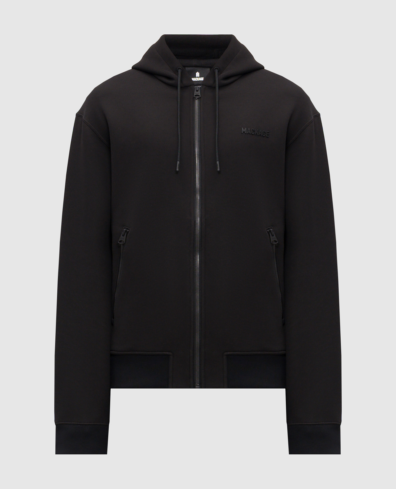 Черная спортивная куртка KRYSTOS