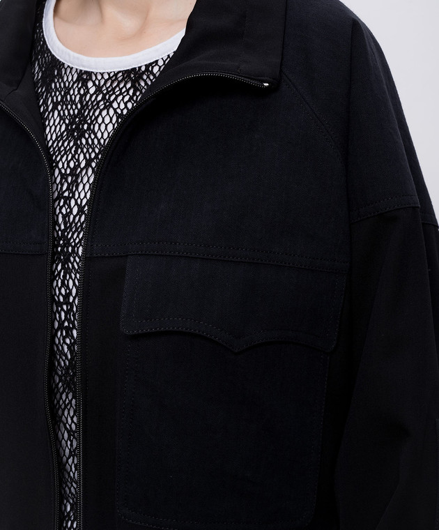 Y`S Yamamoto Чорна куртка з вовни YKY41130 зображення 5