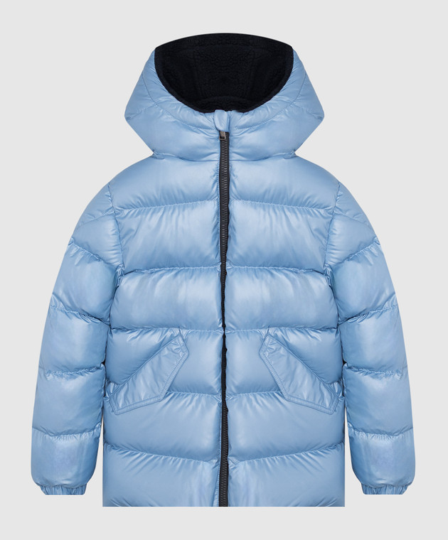 Moncler ENFANT Детский двухсторонний пуховик Varando L29541A00105809BY изображение 2