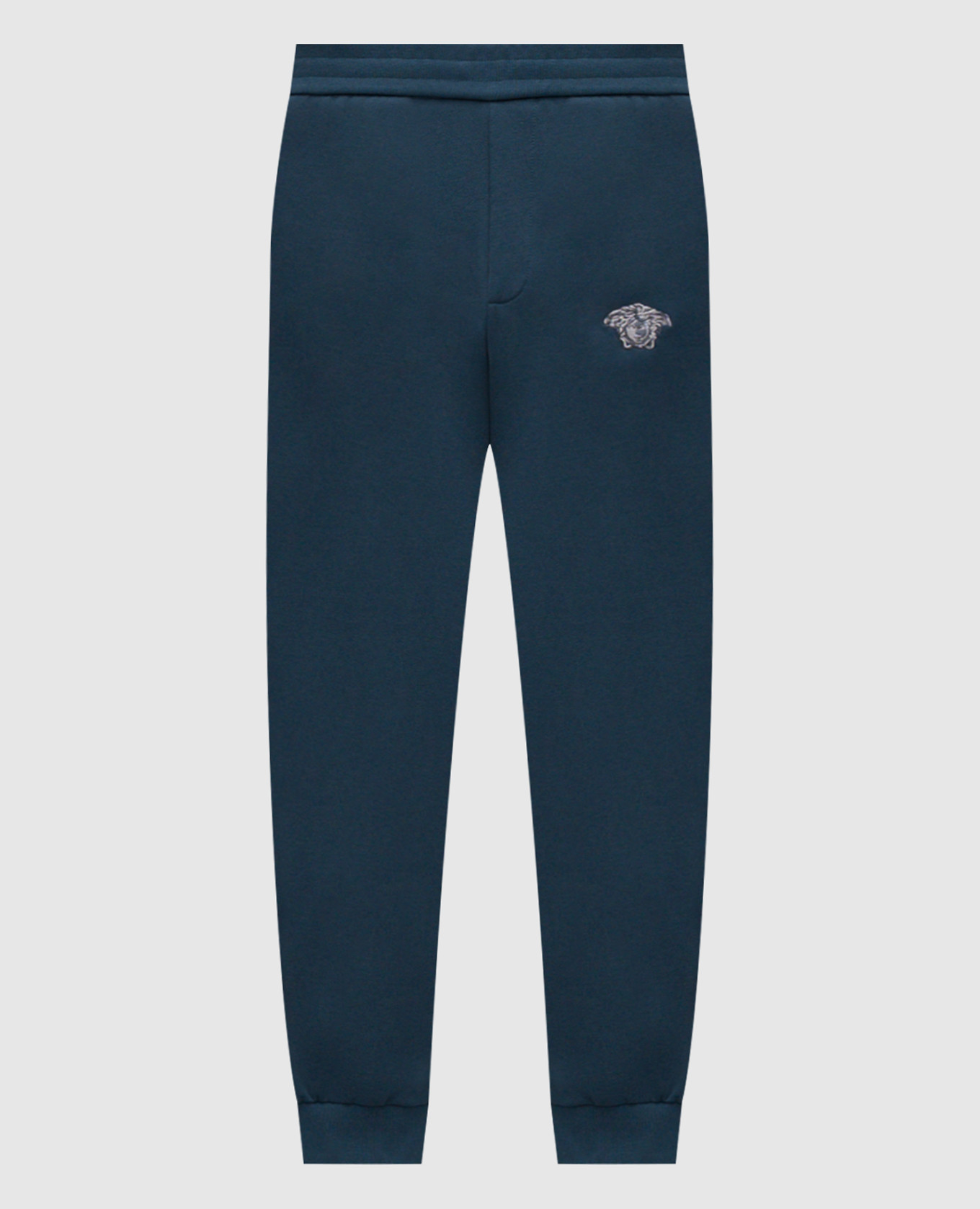 

Синие джогеры с вышивкой эмблемы, Синий, Спортивные штаны