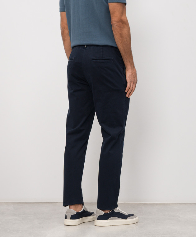Woolrich Сині штани з нашивкою логотипа CFWOTR2026MRUT5262 зображення 4
