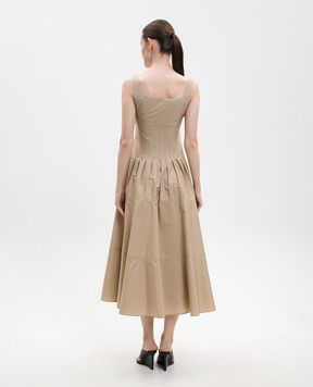 Max Mara Бежевое платье FELTRE MSTFELTRE