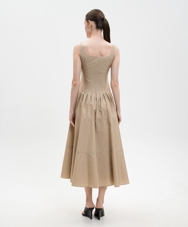 Max Mara Бежевое платье FELTRE MSTFELTRE изображение 3