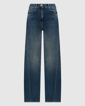 Peserico Синие джинсы с эффектом потертости A04133L86Q04946