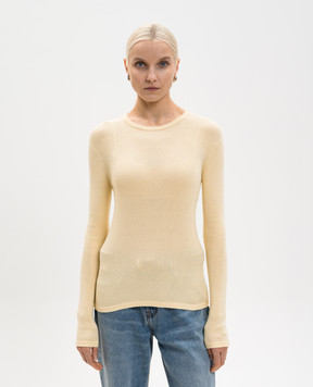 LISA YANG Жовтий джемпер Vivian з кашеміром 2025146