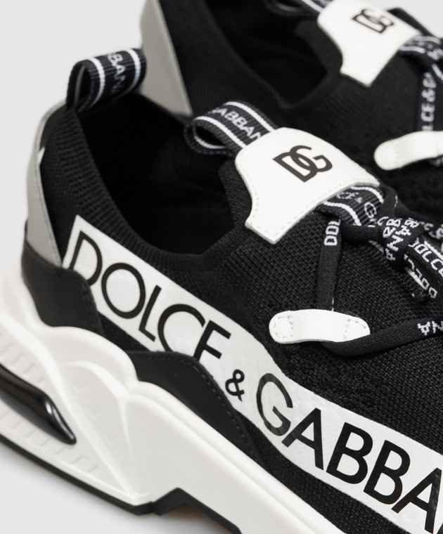 Dolce&Gabbana Дитячі чорні кросівки Airmaster DA5203AB0683738 зображення 5